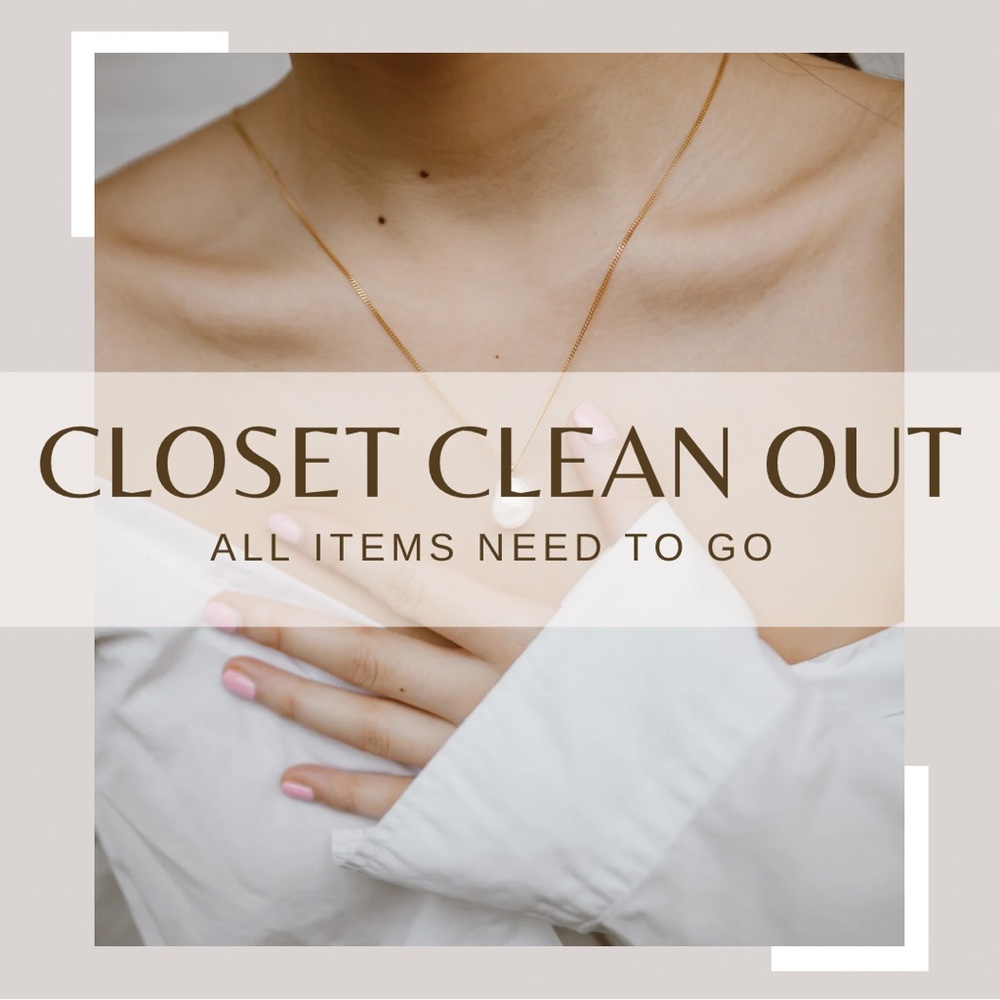 Huge closet clear out! All Items need to go!